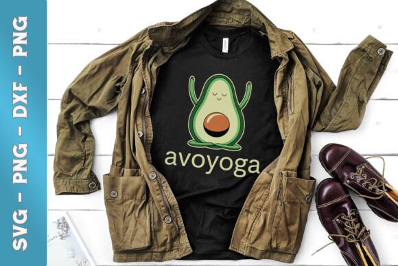 Avoyoga Funny Yoga Puns SVG: A Playful Graphic for Local Branding