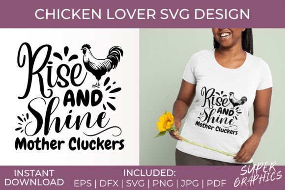 Chicken Svg Design for Crafts and Graphics