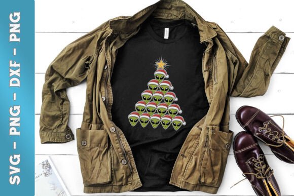 Christmas Funny Alien Tree SVG Review