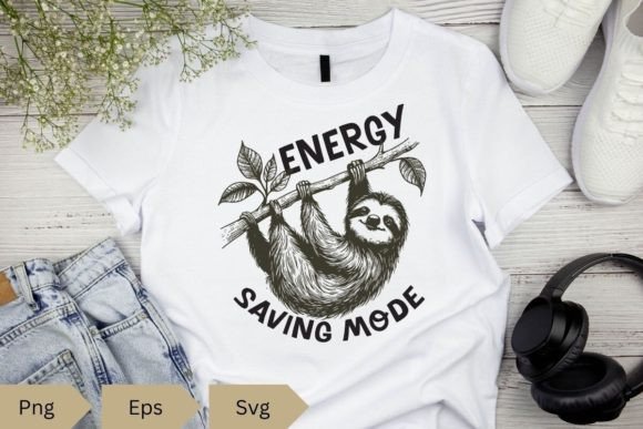 Energy Saving Mode Lazy Sloth Embroidery Design Review