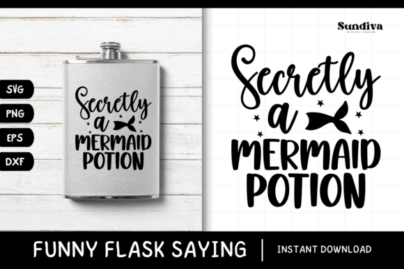 Funny Flask Quotes SVG for Crafts and Graphics