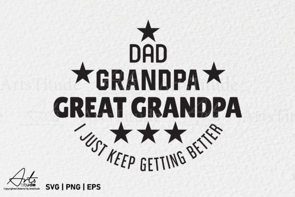 Funny Great Grandpa Graphics for Crafts