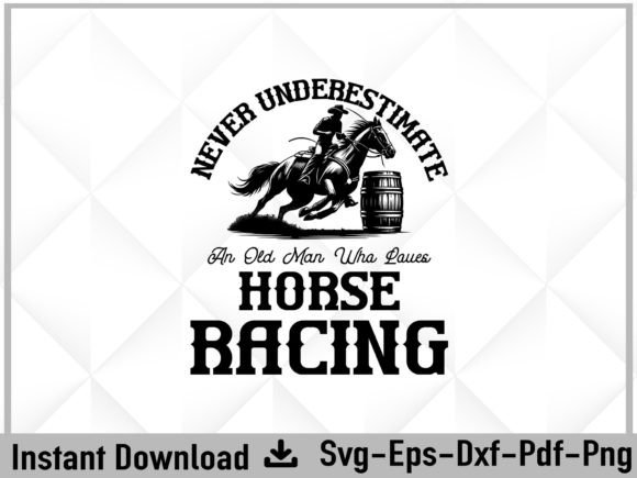Funny Horse Racing SVG Gift T Shirt for Crafts and Graphics