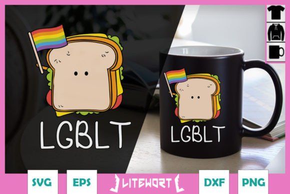 LGBLT Cute Funny LGBT Puns SVG for Graphics and Crafts