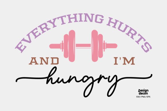 Workout Funny Quotes Retro SVG Graphics for Crafts